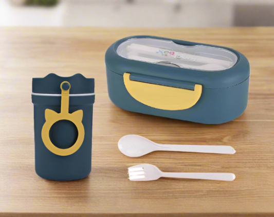2 Piece Lunch Box with Soup/Juice/Water Cup_0